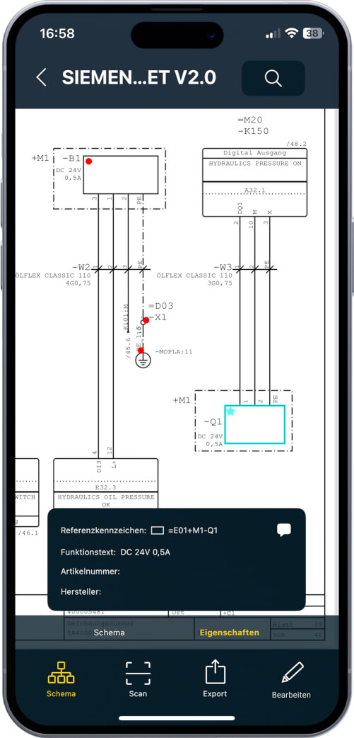 Schaltplan Cabinet AR